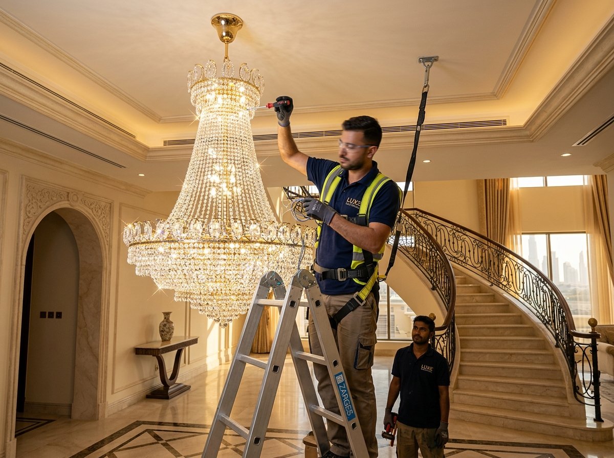 Chandelier Installation Dubai